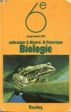 Couverture du produit · Biologie