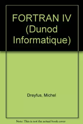 Couverture du produit · Fortran IV