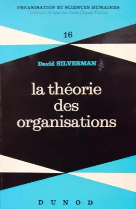 Couverture du produit · La théorie des organisations n°16