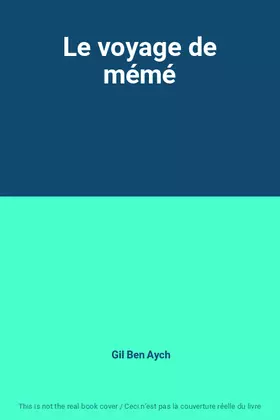 Couverture du produit · Le voyage de mémé