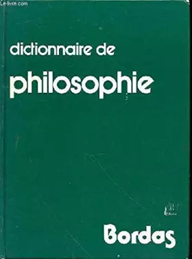 Couverture du produit · Dictionnaire de philosophie