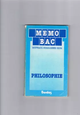 Couverture du produit · Philosophie terminales C, D, E