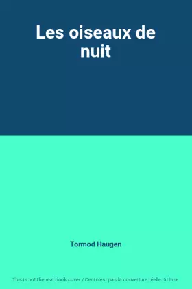 Couverture du produit · Les oiseaux de nuit