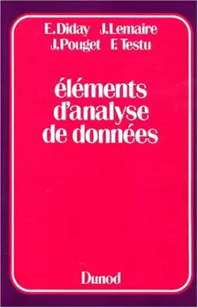 Couverture du produit · ELEMENTS D'ANALYSE DE DONNEES