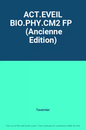 Couverture du produit · ACT.EVEIL BIO.PHY.CM2 FP    (Ancienne Edition)
