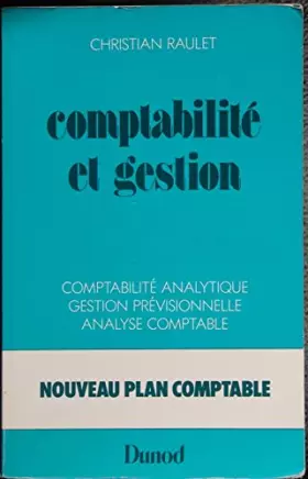 Couverture du produit · Comptabilité et gestion : comptabilité analytique, gestion prévisionnelle, analyse comptable