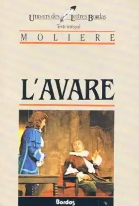 Couverture du produit · MOLIERE/ULB L'AVARE    (Ancienne Edition)