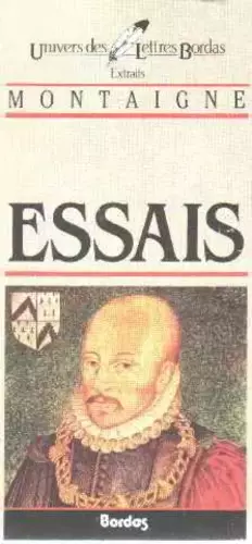 Couverture du produit · MONTAIGNE/ULB ESSAIS    (Ancienne Edition)