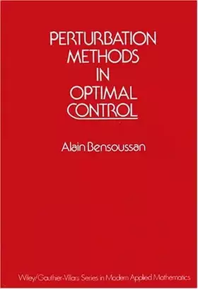 Couverture du produit · Perturbation Methods in Optimal Control