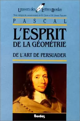 Couverture du produit · PASCAL/ULB ESPRIT GEOMET    (Ancienne Edition)