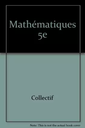 Couverture du produit · Mathématiques 5e