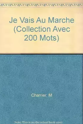 Couverture du produit · Je vais au marché