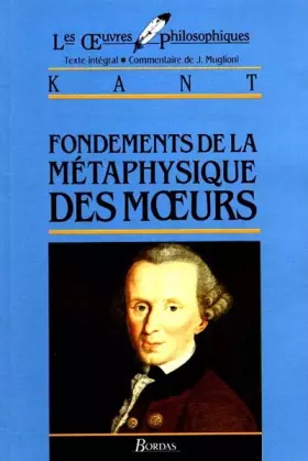 Couverture du produit · KANT/ULB FOND.META.MOEUR    (Ancienne Edition)
