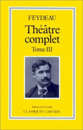 Couverture du produit · Théâtre complet : Tome 3