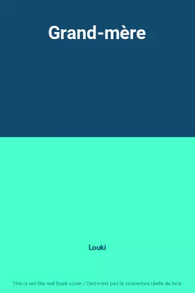 Couverture du produit · Grand-mère