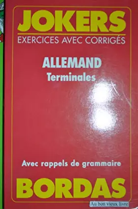 Couverture du produit · JOKE.011 ALLEMAND TERM.    (Ancienne Edition)