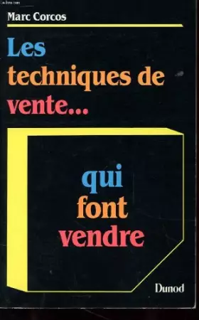 Couverture du produit · Les Techniques de vente qui font vendre