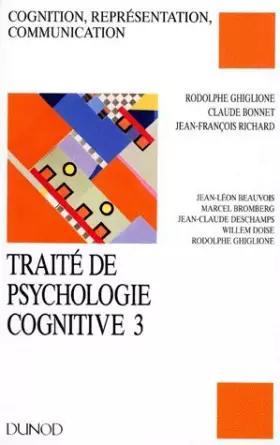 Couverture du produit · Traité de psychologie cognitive Bd.3