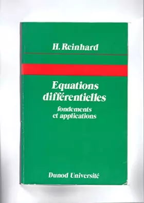 Couverture du produit · Equations différentielles : Fondements et applications