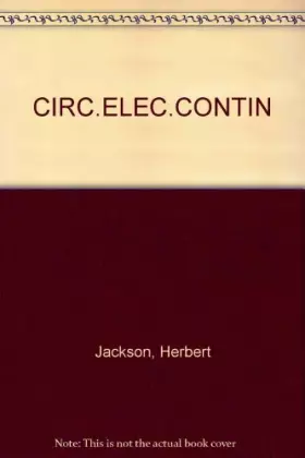 Couverture du produit · CIRC.ELEC.CONTIN