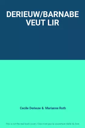 Couverture du produit · DERIEUW/BARNABE VEUT LIR