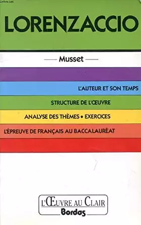 Couverture du produit · O.CL/MUSSET LORENZACCIO (Ancienne Edition)