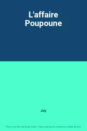 Couverture du produit · L'affaire Poupoune
