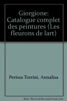 Couverture du produit · GIORGIONE (Ancienne Edition)