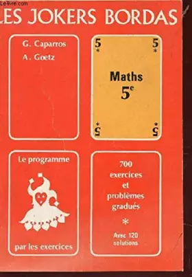 Couverture du produit · Mathématiques