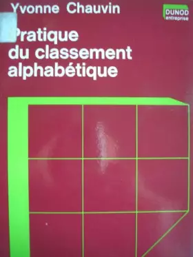 Couverture du produit · Pratique du classement alphabétique