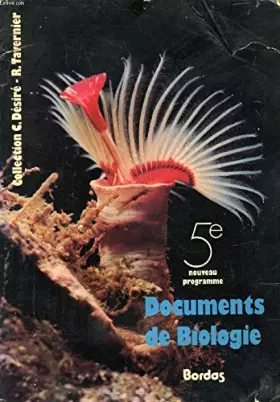 Couverture du produit · Documents de biologie