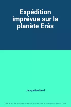 Couverture du produit · Expédition imprévue sur la planète Erâs