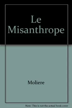 Couverture du produit · Le misanthrope