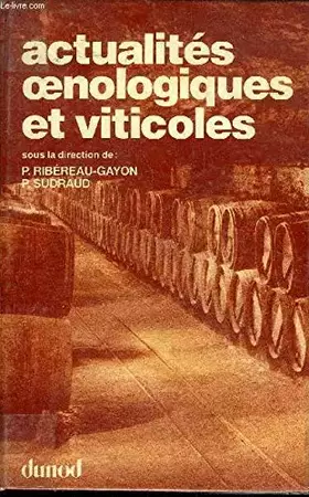 Couverture du produit · Actualites £nologiques et viticoles