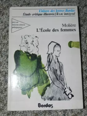 Couverture du produit · L'école des femmes