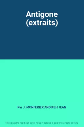 Couverture du produit · Antigone (extraits)