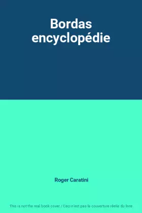 Couverture du produit · Bordas encyclopédie