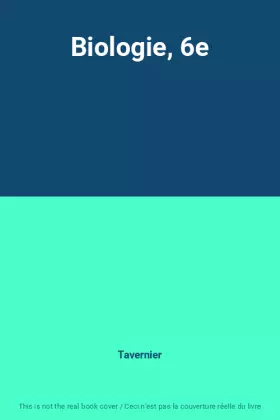 Couverture du produit · Biologie, 6e
