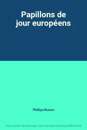 Couverture du produit · Papillons de jour européens