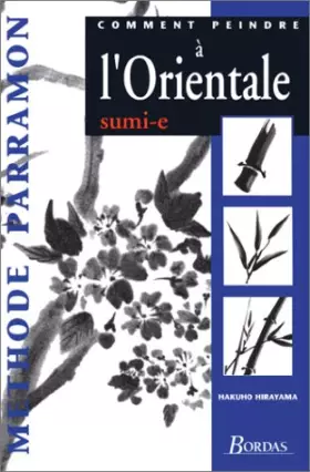Couverture du produit · Comment peindre à l'orientale