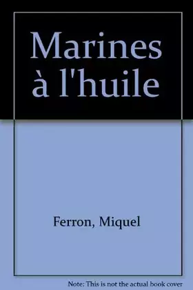 Couverture du produit · Marines à l'huile