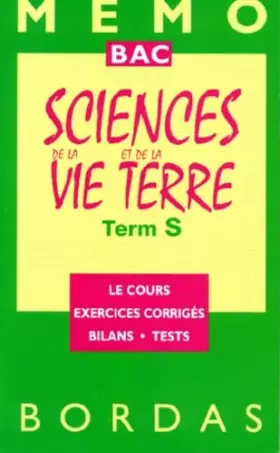 Couverture du produit · MEMO/13 SVT TERM. S (Ancienne Edition)