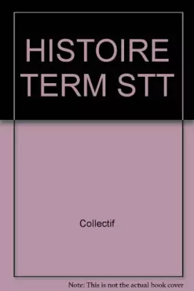 Couverture du produit · HISTOIRE TERM STT