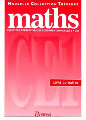 Couverture du produit · Mathématiques, CE1. Livre du maître
