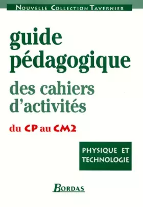 Couverture du produit · PHYS TECHNO CAHIERS PROF CP/CE