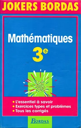 Couverture du produit · JOKE.301 MATHS 3E NP 96 (Ancienne Edition)