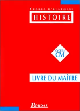 Couverture du produit · Histoire : CM. Livre du maître