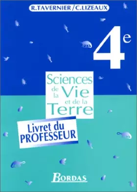 Couverture du produit · SVT 4E PROF 98