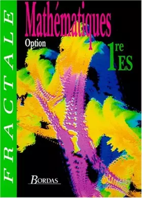Couverture du produit · MATHEMATIQUES 1ERE ES. Option, Edition 1993