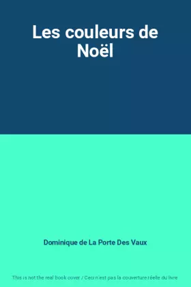 Couverture du produit · Les couleurs de Noël